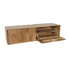 STF-7319_6 Zwevend tv meubel Madison Naturel Mangohout 120 cm - Image 7