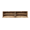STF-7319_7 Zwevend tv meubel Madison Naturel Mangohout 120 cm - Image 8