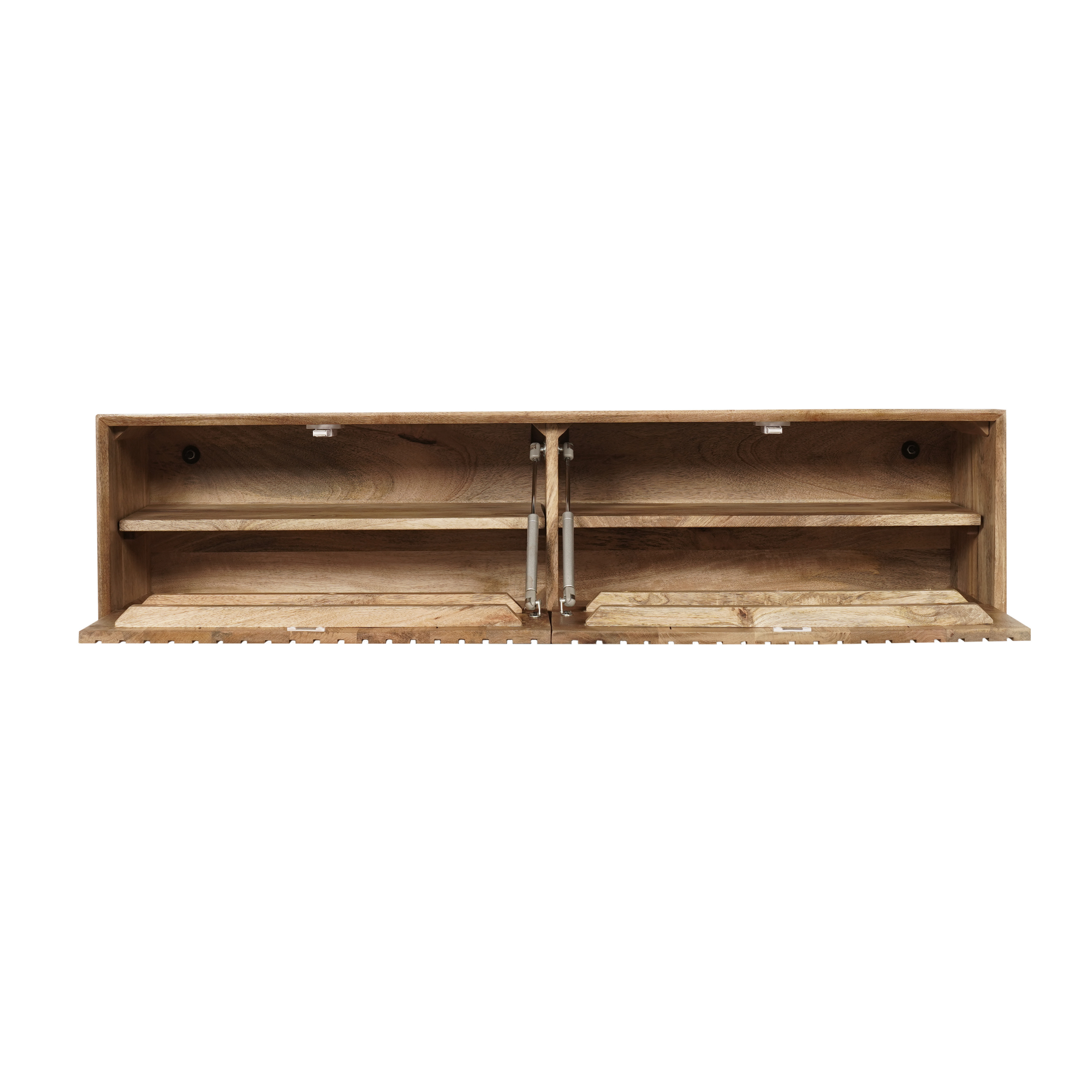 Zwevend tv meubel Madison Naturel Mangohout 120 cm - Image 8