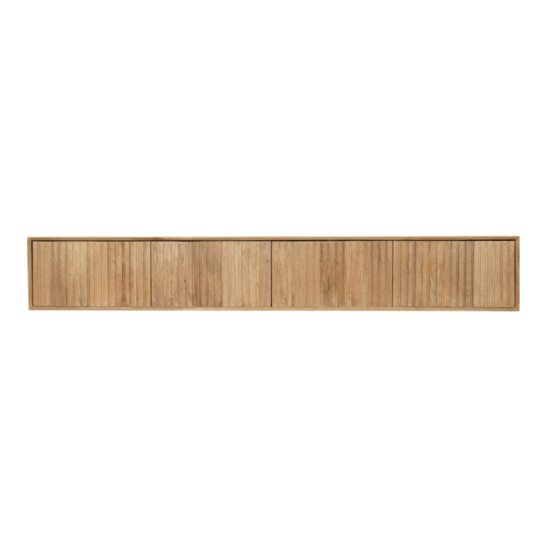 Zwevend tv meubel Madison Naturel Mangohout 240 cm - Image 1