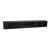 Zwevend tv meubel New York Zwart Mangohout 280 cm - Image 1