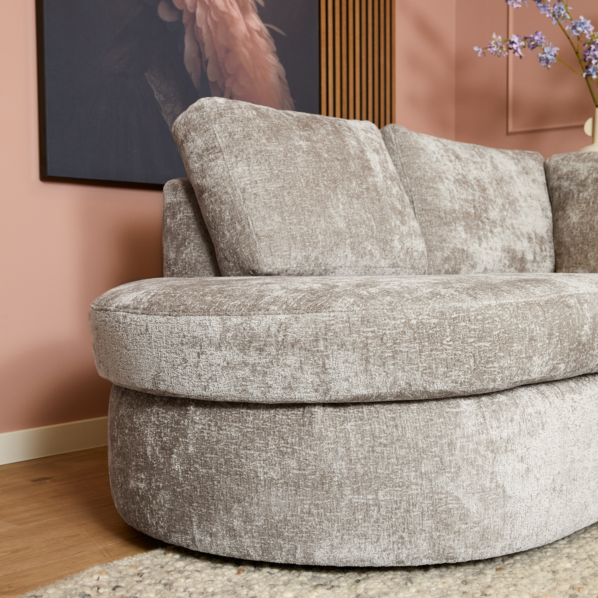 MySofa Alma Hoekbank Greige Divan Links+2,5 zits - Image 4