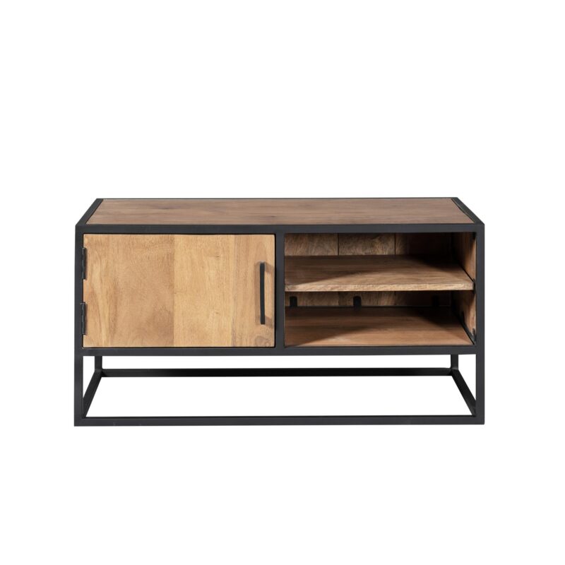 Tv meubel Dakota Naturel Mangohout 100 cm - Image 2