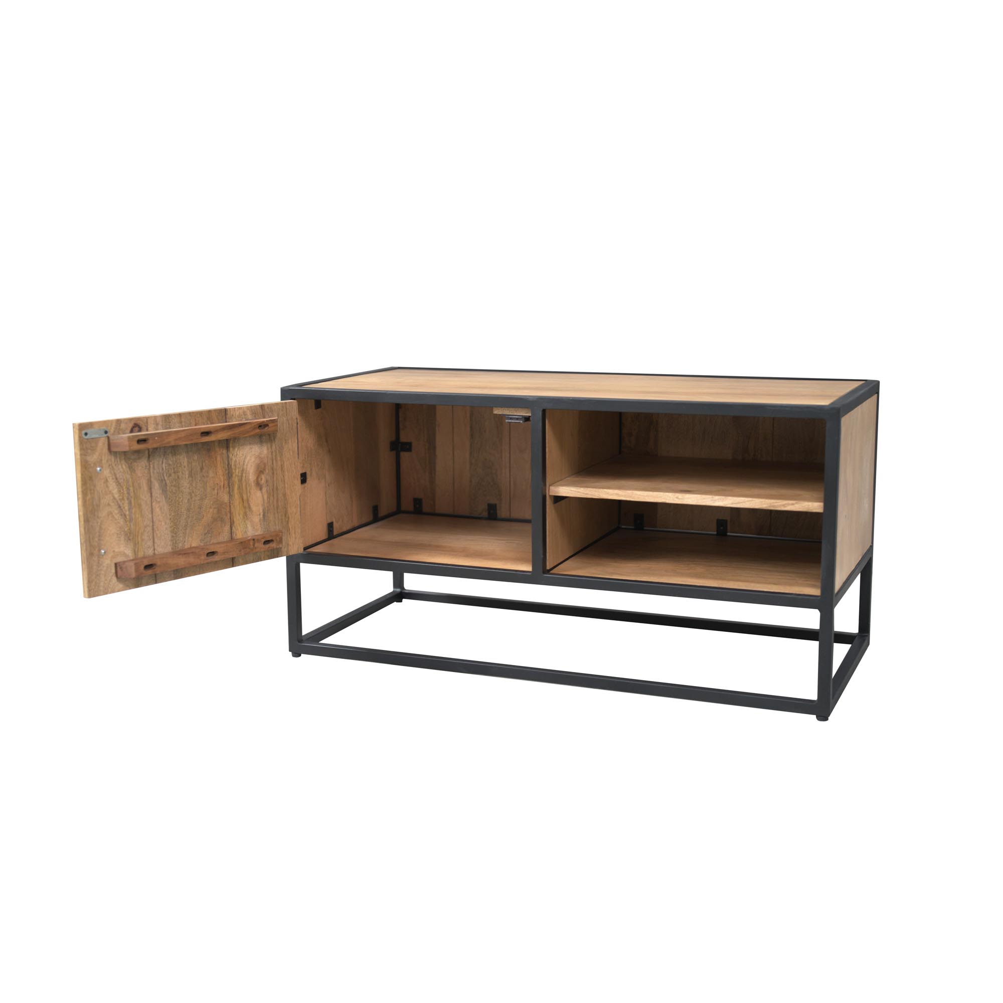Tv meubel Dakota Naturel Mangohout 100 cm - Image 4