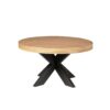 STF-3115_1 Ronde salontafel Dakota Naturel Mangohout 80 cm - Image 2