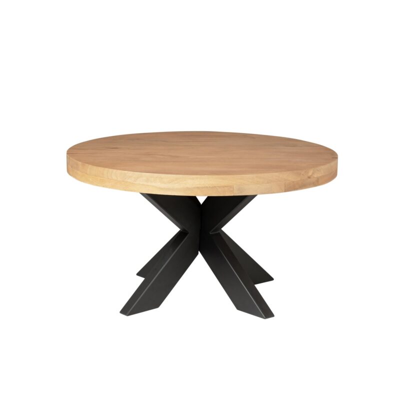 Ronde salontafel Dakota Naturel Mangohout 80 cm - Image 2