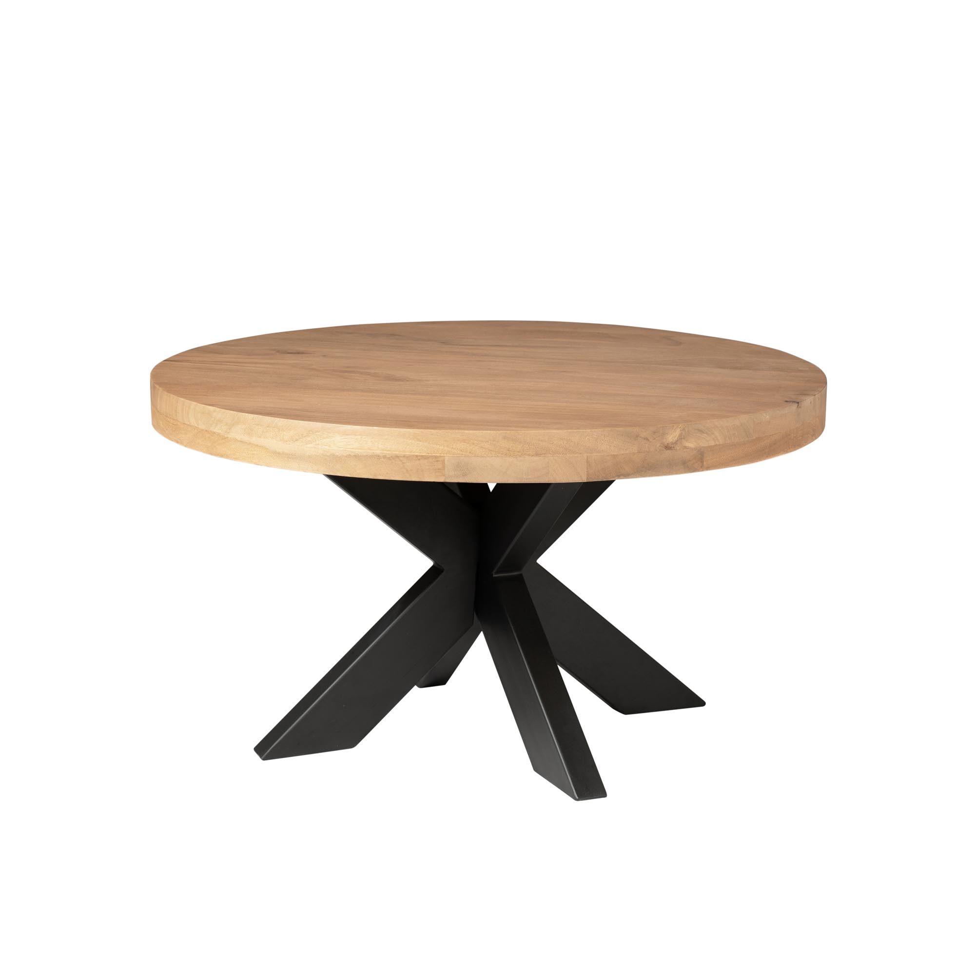 Ronde salontafel Dakota Naturel Mangohout 80 cm - Image 3