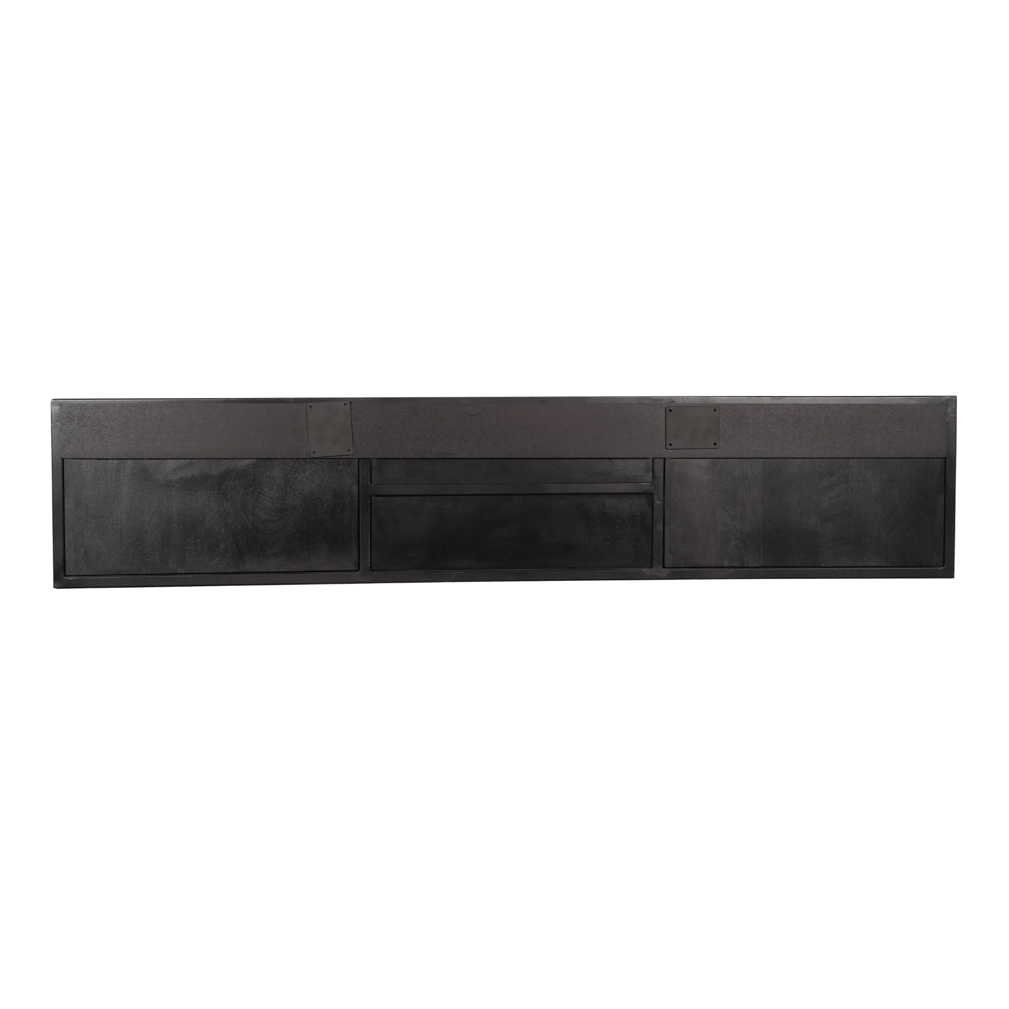 STF-8520_7 Zwevend tv meubel New York Zwart Mangohout 160 cm - Image 8