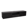 STF-8520_9 Zwevend tv meubel New York Zwart Mangohout 160 cm - Image 10