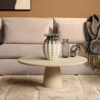 STF-3959_0 Salontafel Mabel Zand Mangohout 90 cm - Image 1