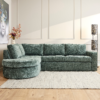 MySofa Alma Hoekbank Groen Divan Links+2,5 zits - Image 1