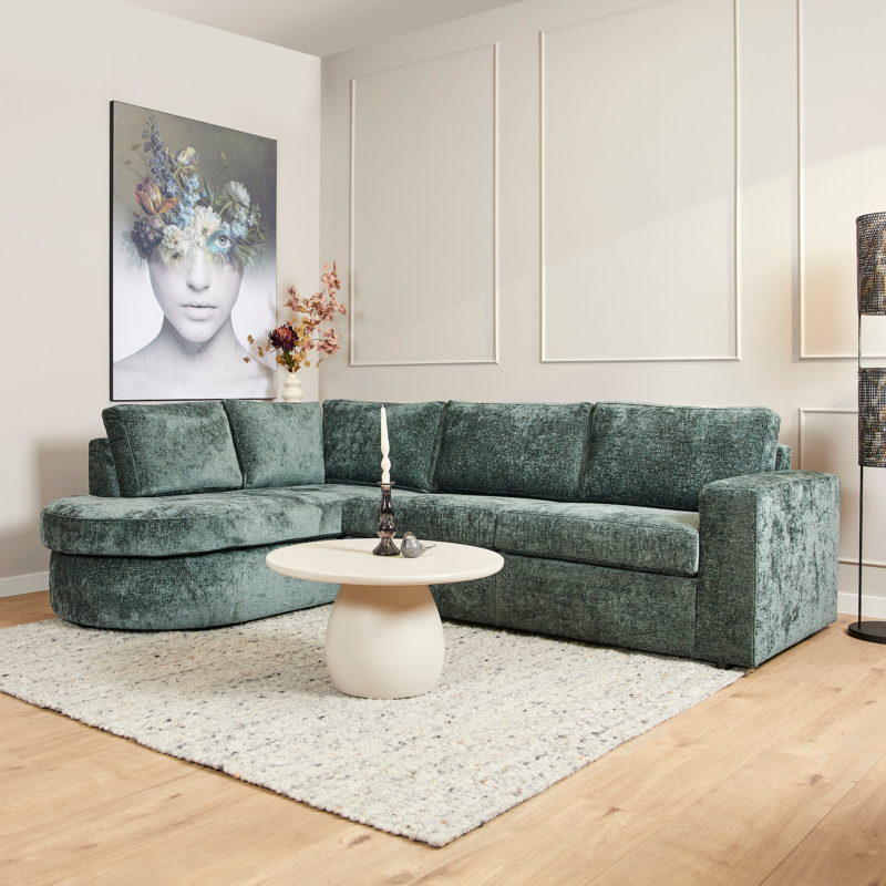 MySofa Alma Hoekbank Groen Divan Links+2,5 zits - Image 2