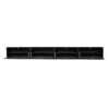 STF-7310_6 Zwevend tv meubel Madison Zwart Mangohout 240 cm - Image 7