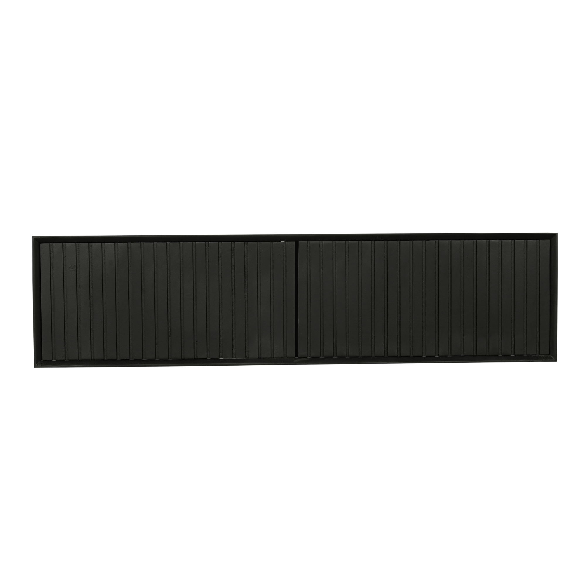 Zwevend tv meubel Madison Zwart Mangohout 120 cm - Image 5