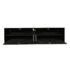 STF-7307_7 Zwevend tv meubel Madison Zwart Mangohout 120 cm - Image 8