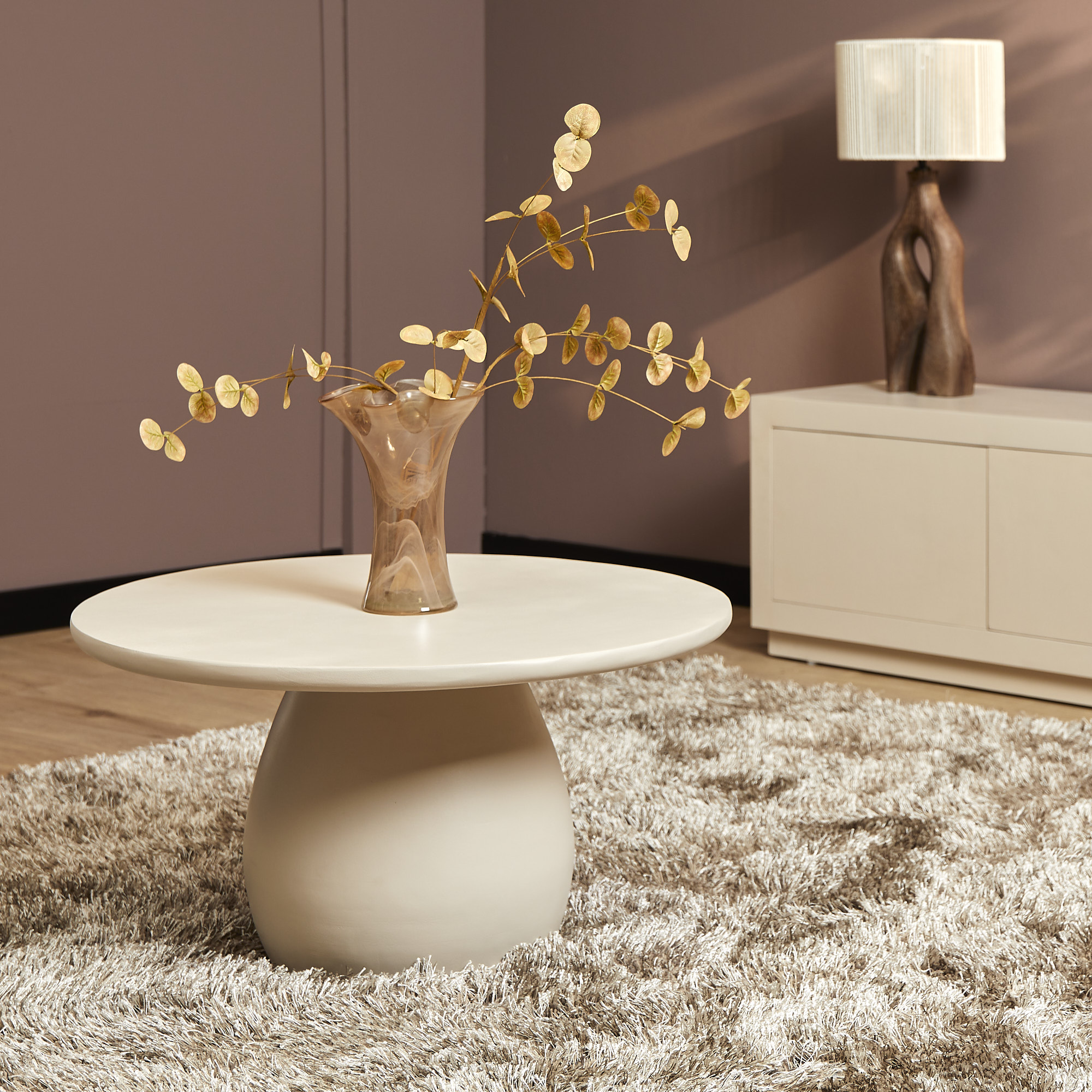 Salontafel Mosi Zand Mangohout 70 cm - Image 1