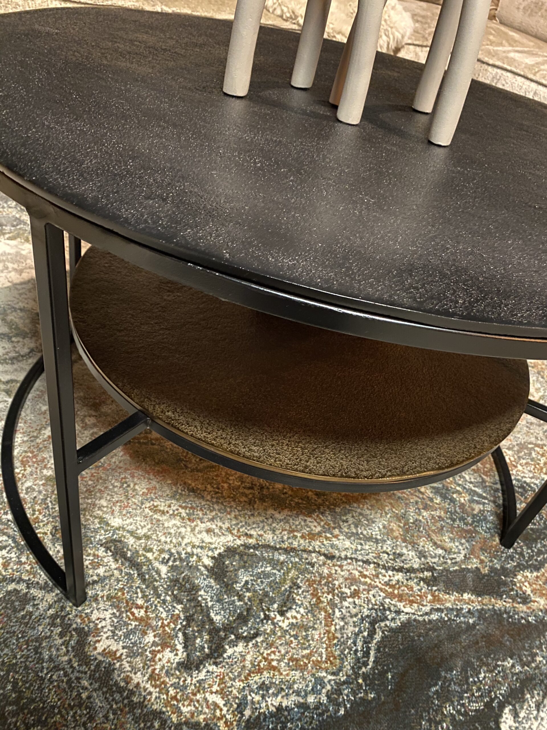 STF-2336_5 Salontafel Lecia Goud Aluminium 80 cm - Image 6