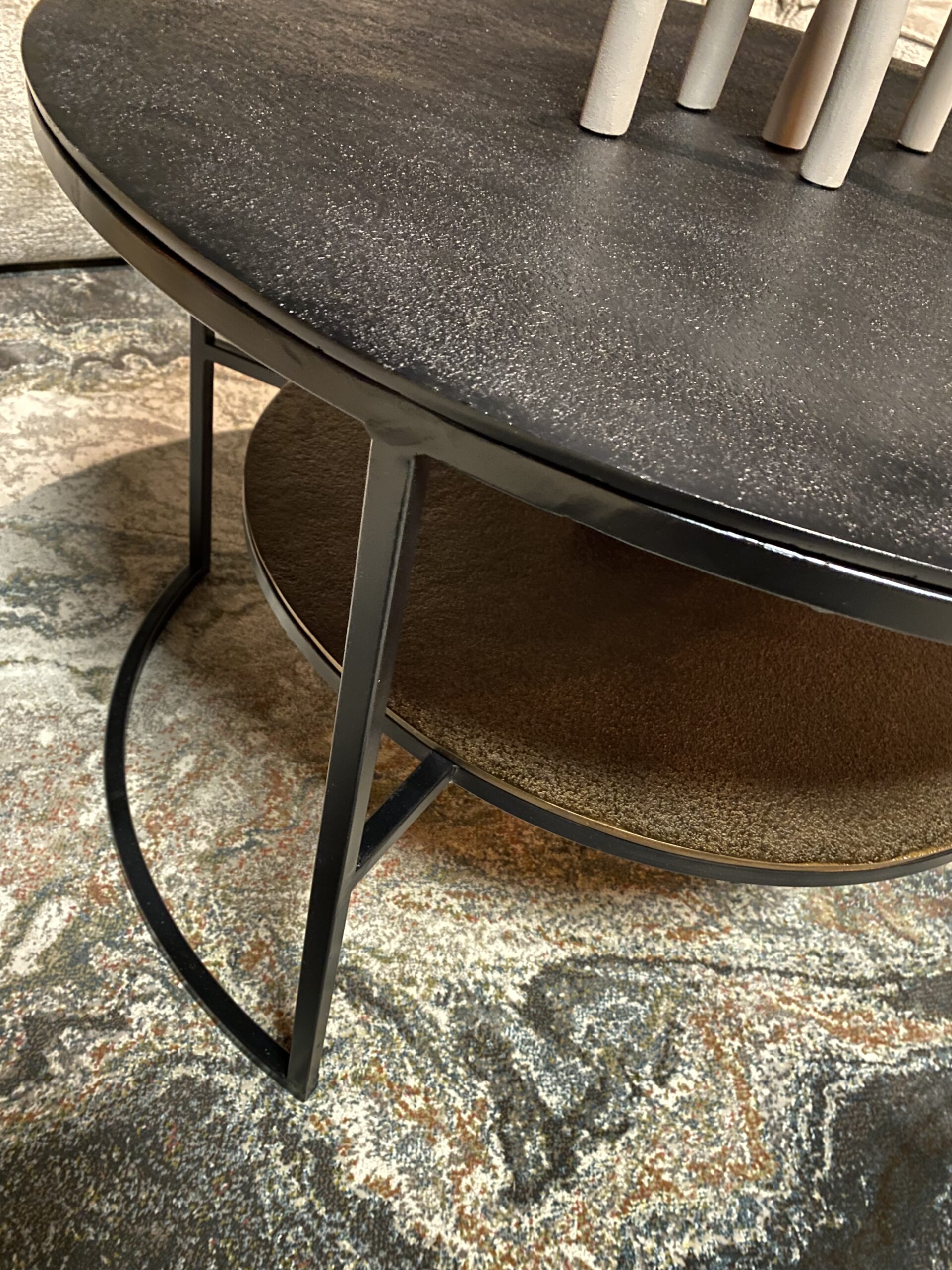 STF-2336_6 Salontafel Lecia Goud Aluminium 80 cm - Image 7