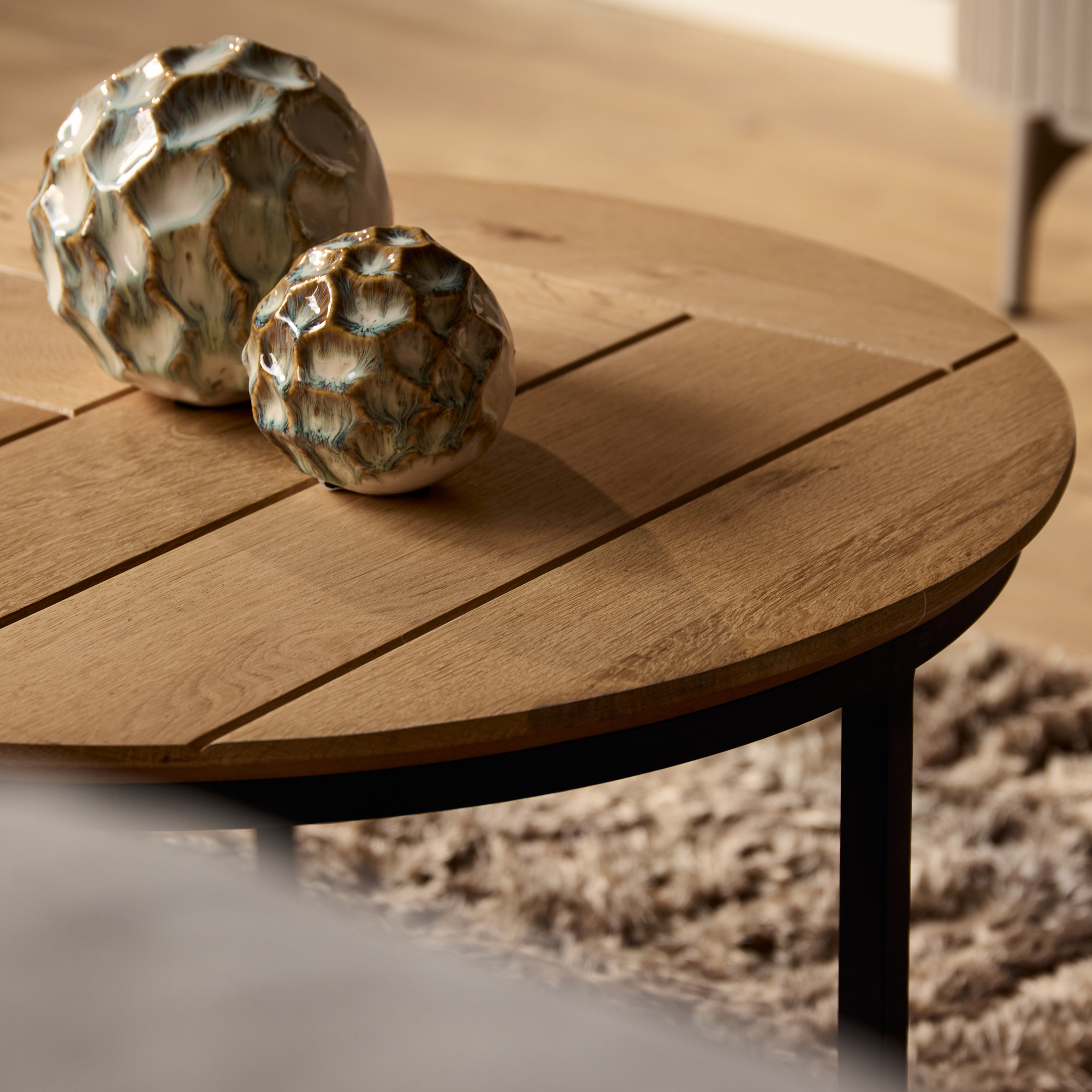 STF-3971_2 Salontafel set Otik Naturel Eikenhout 70 cm - Image 3