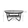 STF-3042_3 Salontafel Paras Naturel Mangohout 70 cm - Image 4