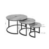 STF-3110_4 Salontafel set Dakota Naturel Mangohout 70 cm - Image 5