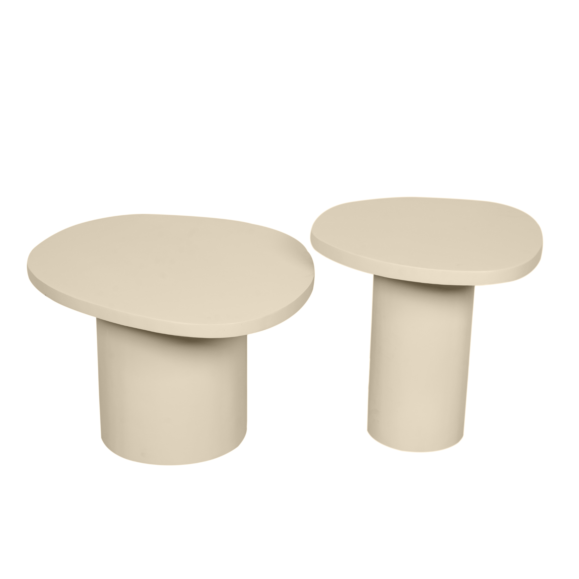 Salontafel set Mirre Zand Mangohout 70 cm - Image 9