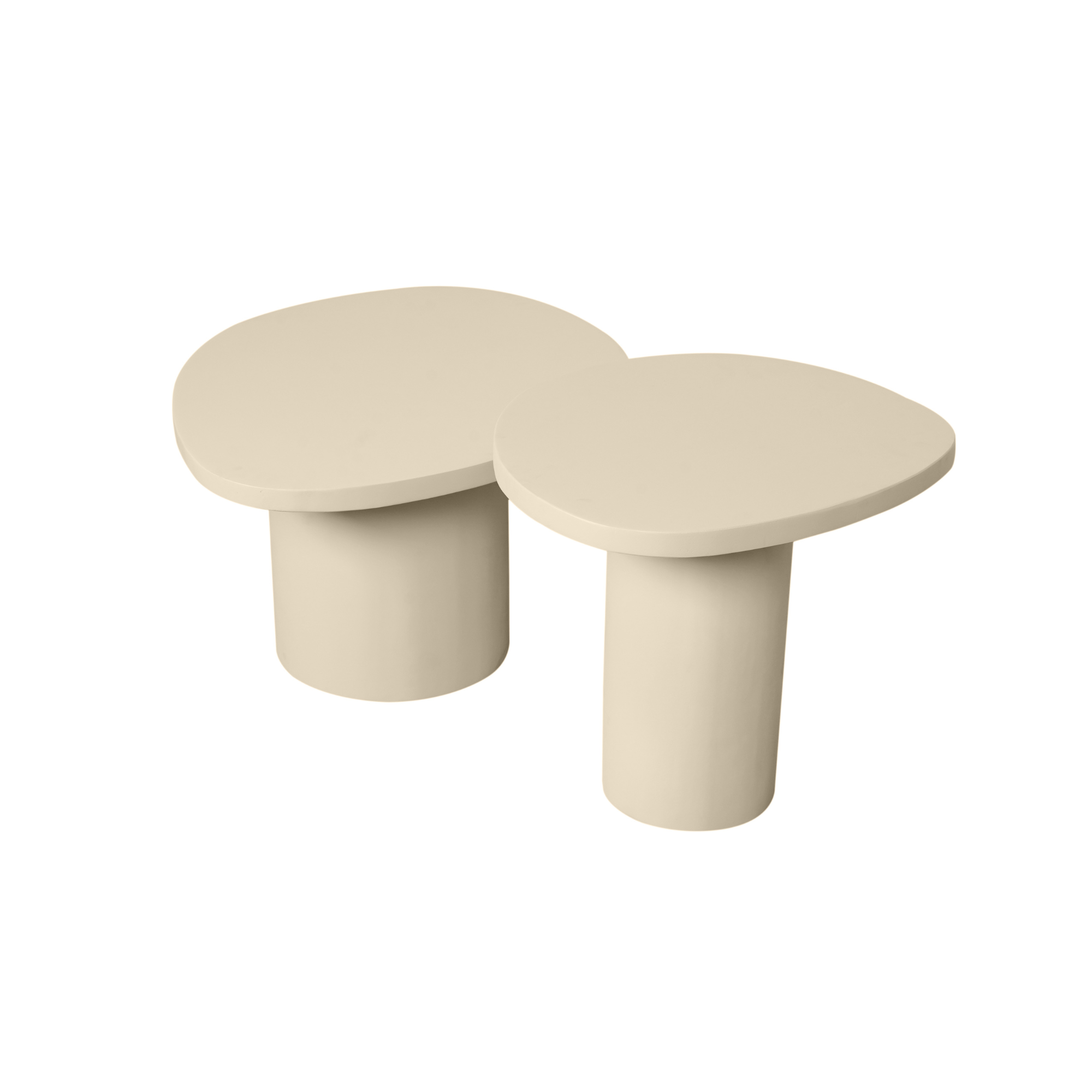 Salontafel set Mirre Zand Mangohout 70 cm - Image 10