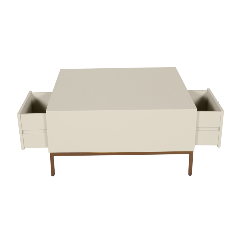 Vierkante salontafel Madison Zand Mangohout 80 cm - Image 11