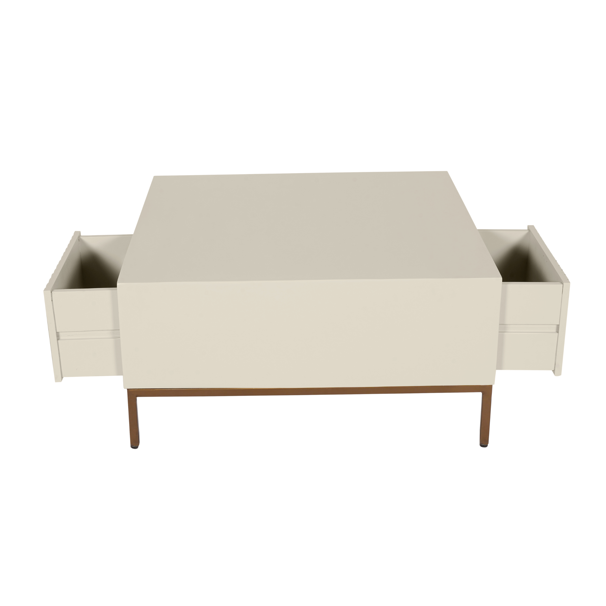 Vierkante salontafel Madison Zand Mangohout 80 cm - Image 11