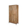 STF-3509_6 Vitrinekast RichWood Naturel Mangohout 100 cm - Image 7