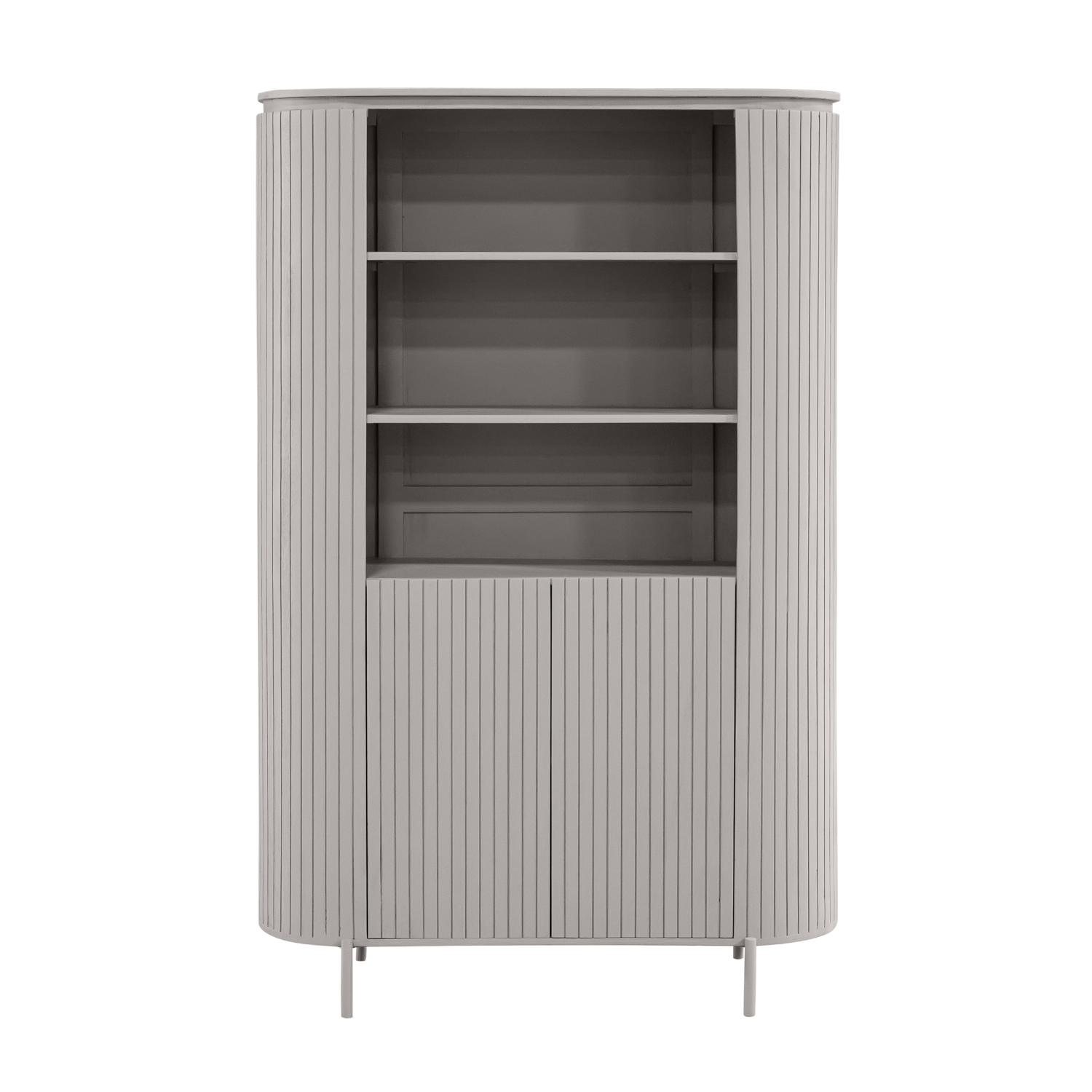Wandkast Solana Taupe Mangohout 115 cm - Image 6