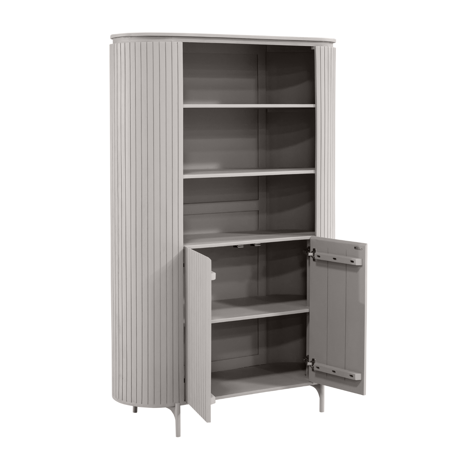 Wandkast Solana Taupe Mangohout 115 cm - Image 8