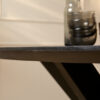 STF-1511_1 Ovale eettafel Brandy Zwart Mangohout 210 cm - Image 2