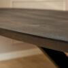 STF-1511_3 Ovale eettafel Brandy Zwart Mangohout 210 cm - Image 4