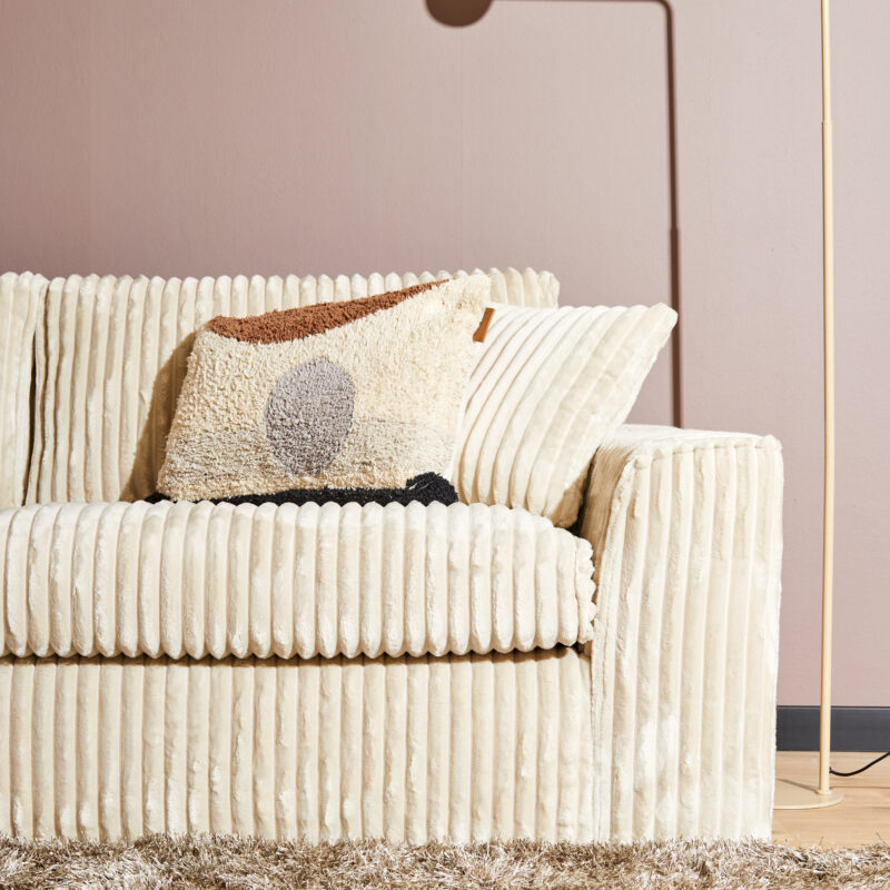 MySofa Teddy Hoekbank Beige Divan Links+2,5 zits - Image 6