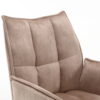 STF-9899_9 Draaibare eetkamerstoel Dani Beige Velvet - Image 10