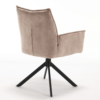 STF-9899_6 Draaibare eetkamerstoel Dani Beige Velvet - Image 7