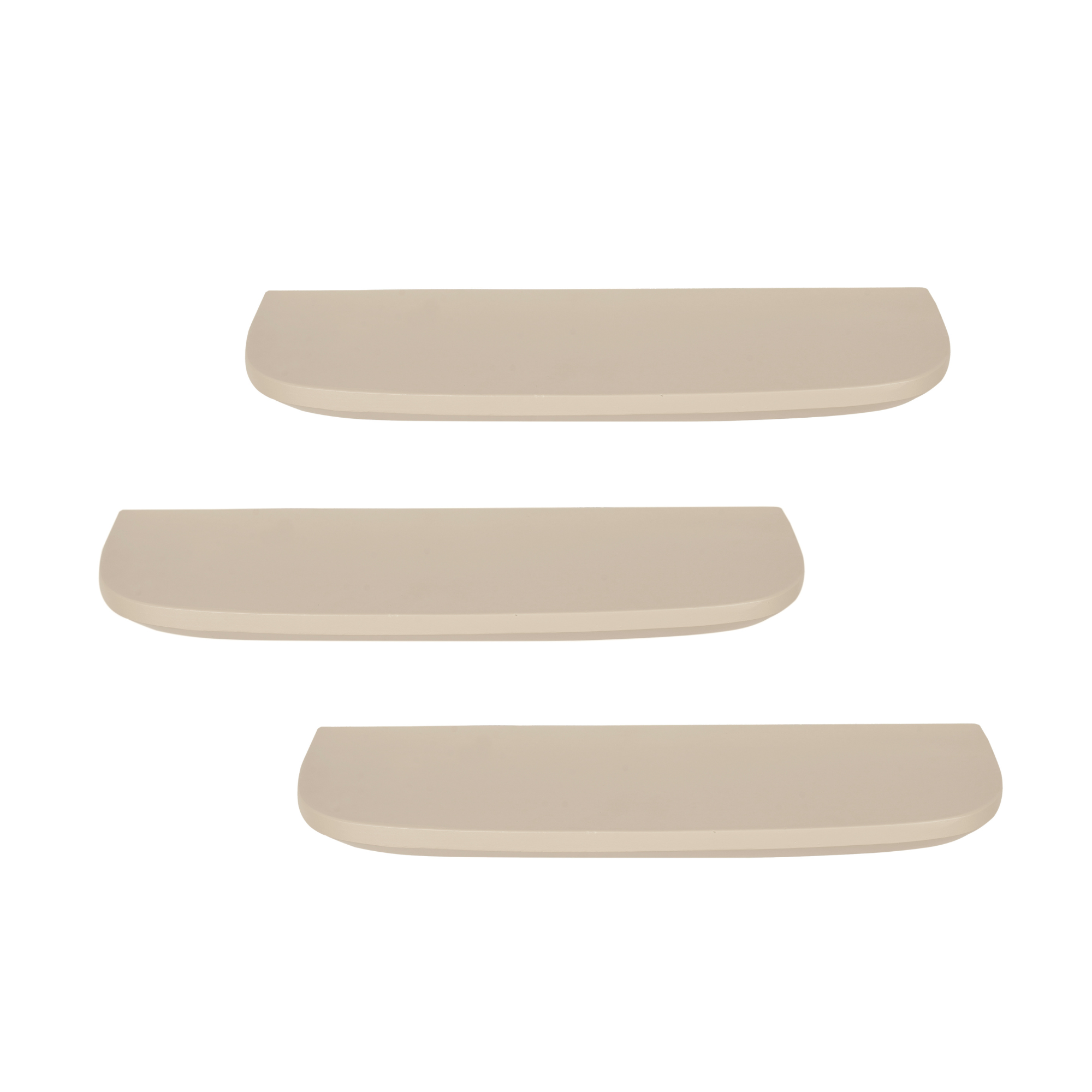 Wandplank Gusta Zand Mangohout Set van 3 - Image 4