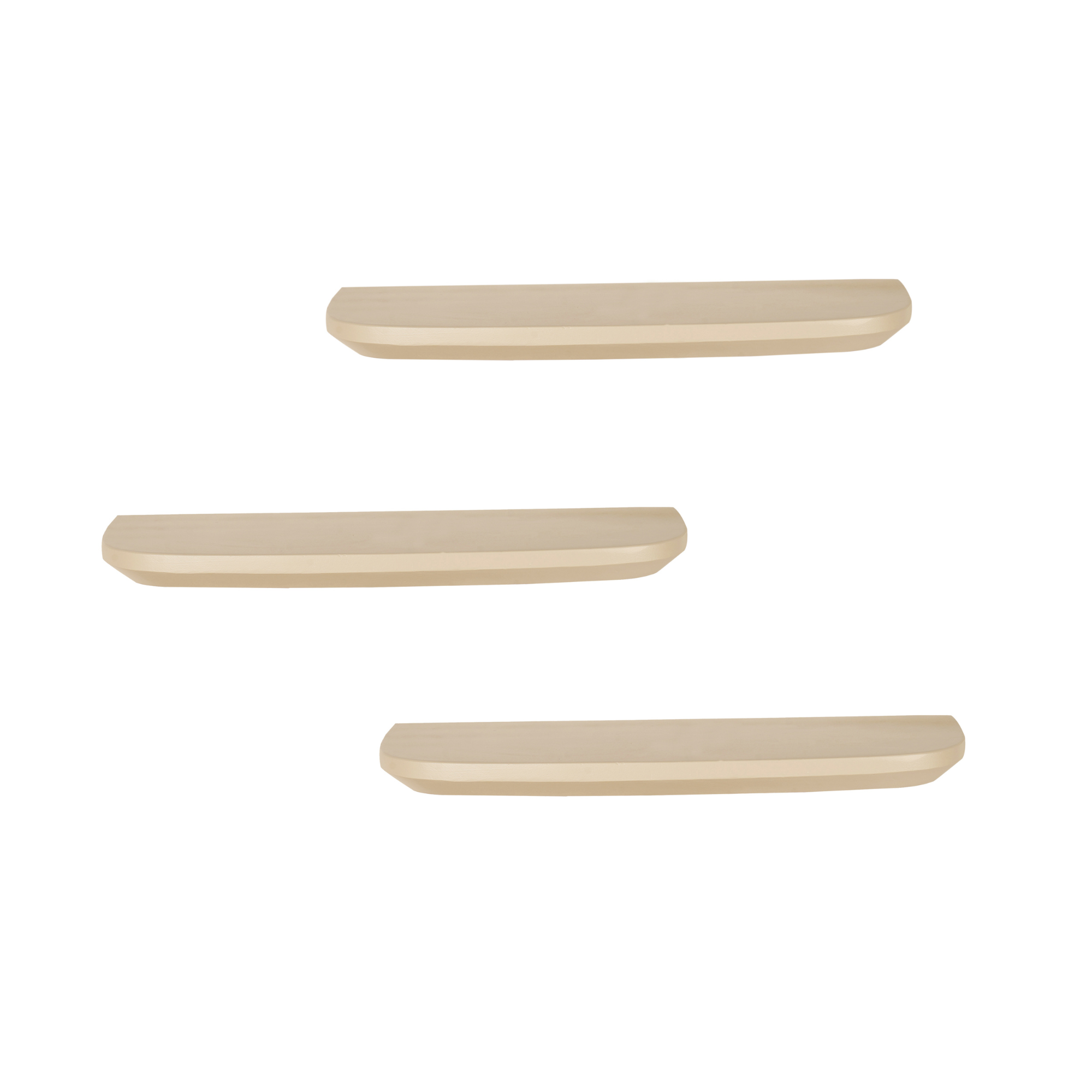 Wandplank Gusta Zand Mangohout Set van 3 - Image 6
