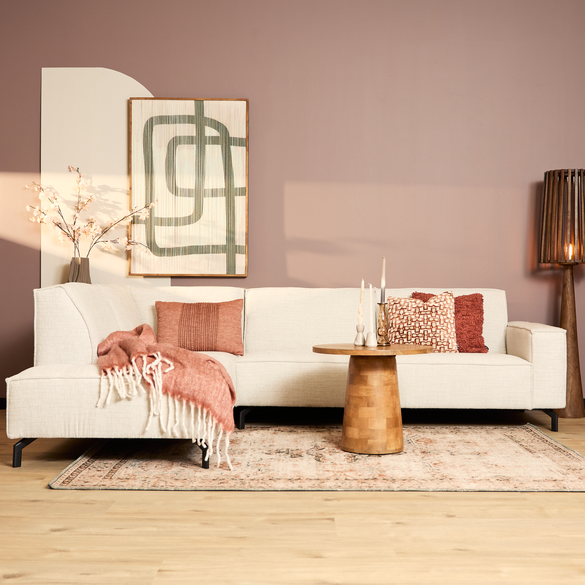 MySofa Floris Hoekbank Baltimore Beige Divan Links+2,5 zits - Image 5