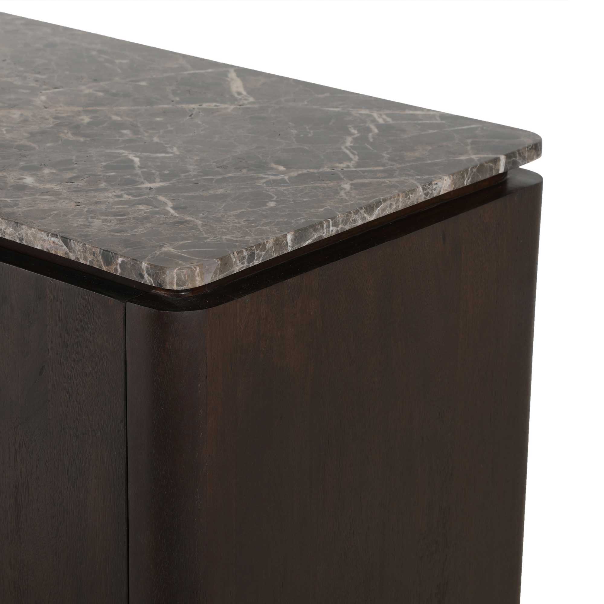STF-4305_8 Dressoir Dallas Bruin Mangohout 100 cm - Image 9