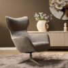 Draaibare fauteuil Julia Taupe - Image 1