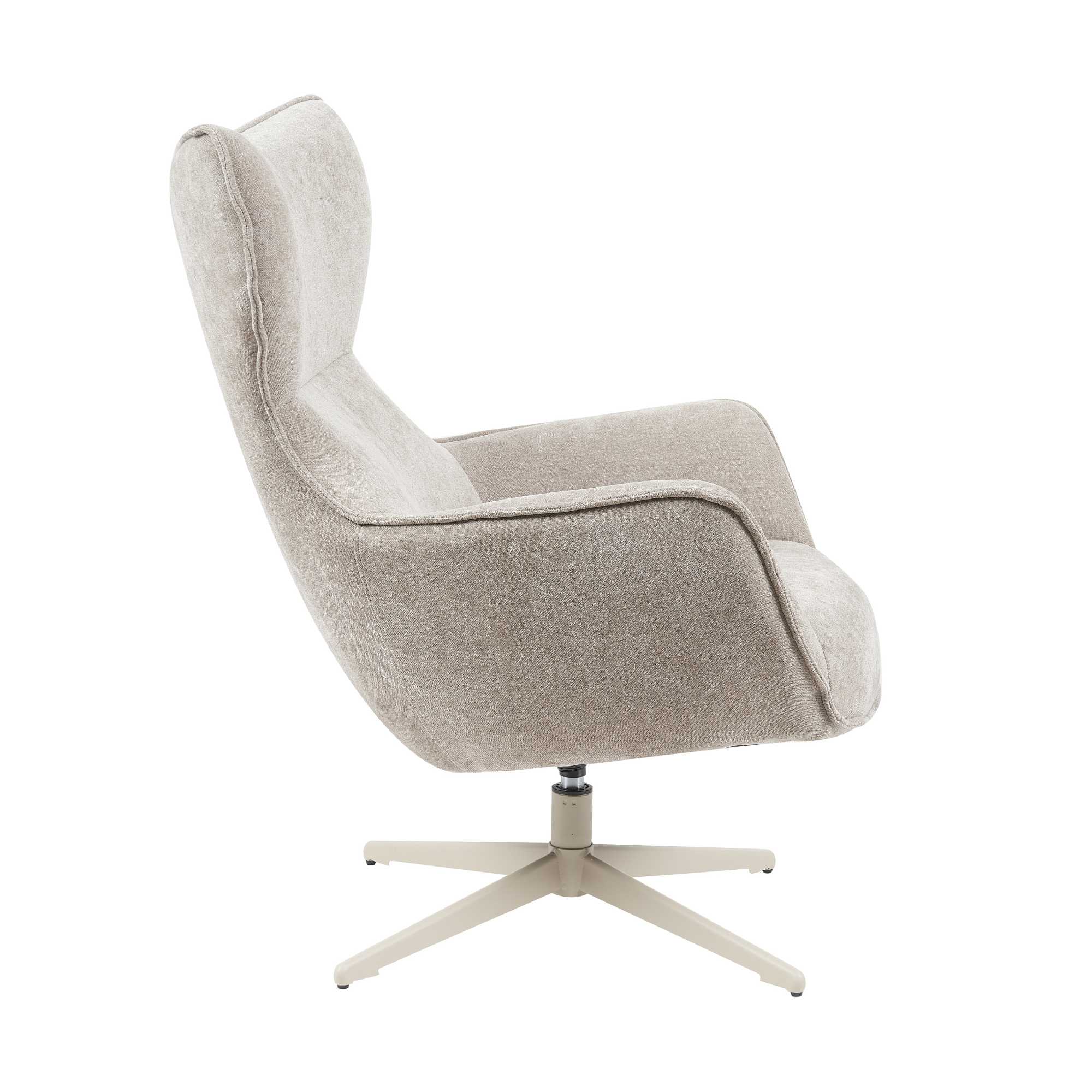Draaibare fauteuil Julia Taupe - Image 4