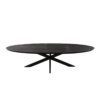 STF-1513_2 Ovale eettafel Brandy Zwart Mangohout 300 cm - Image 3