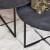 STF-3968_1 Salontafel set Arlington Zwart Mangohout 70 cm - Image 2