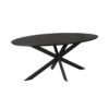 STF-2124_6 Ovale eettafel Ferris Zwart Eikenhout 180 cm - Image 7