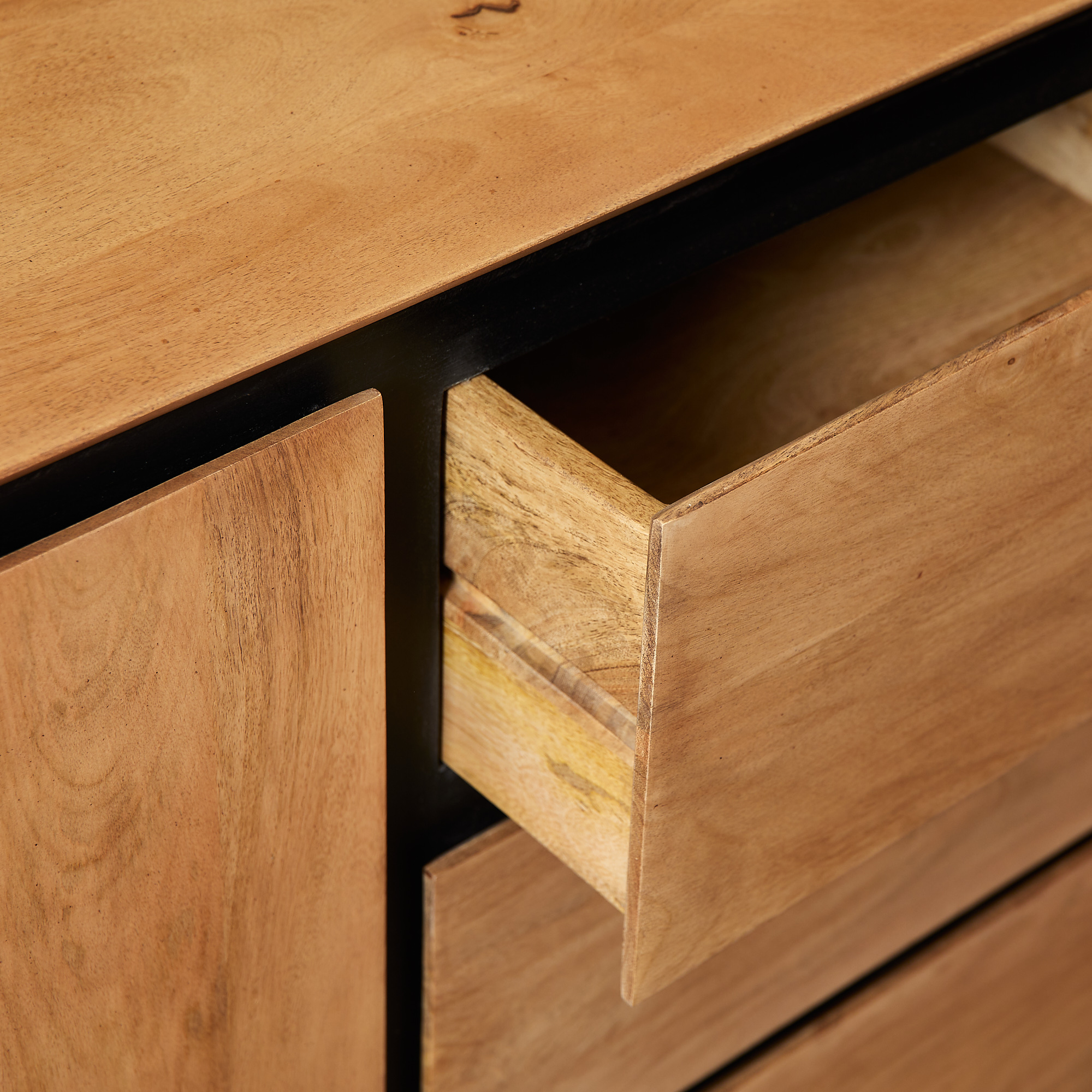 Dressoir RichWood Naturel Mangohout 160 cm - Image 2