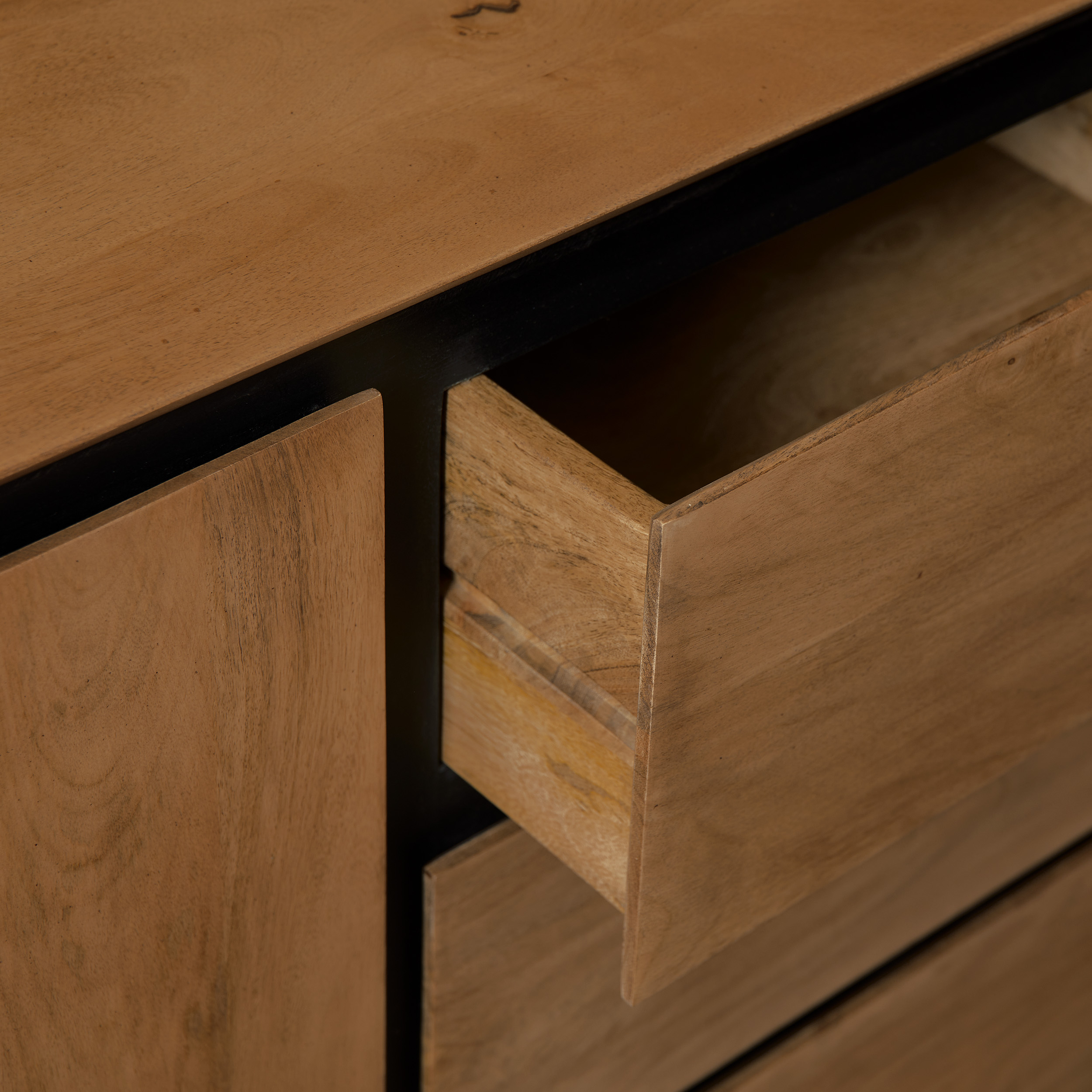 Dressoir RichWood Naturel Mangohout 160 cm - Image 17