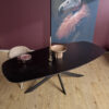 STF-2133_1 Deens ovale eettafel Ferris Zwart Eikenhout 280 cm - Image 2