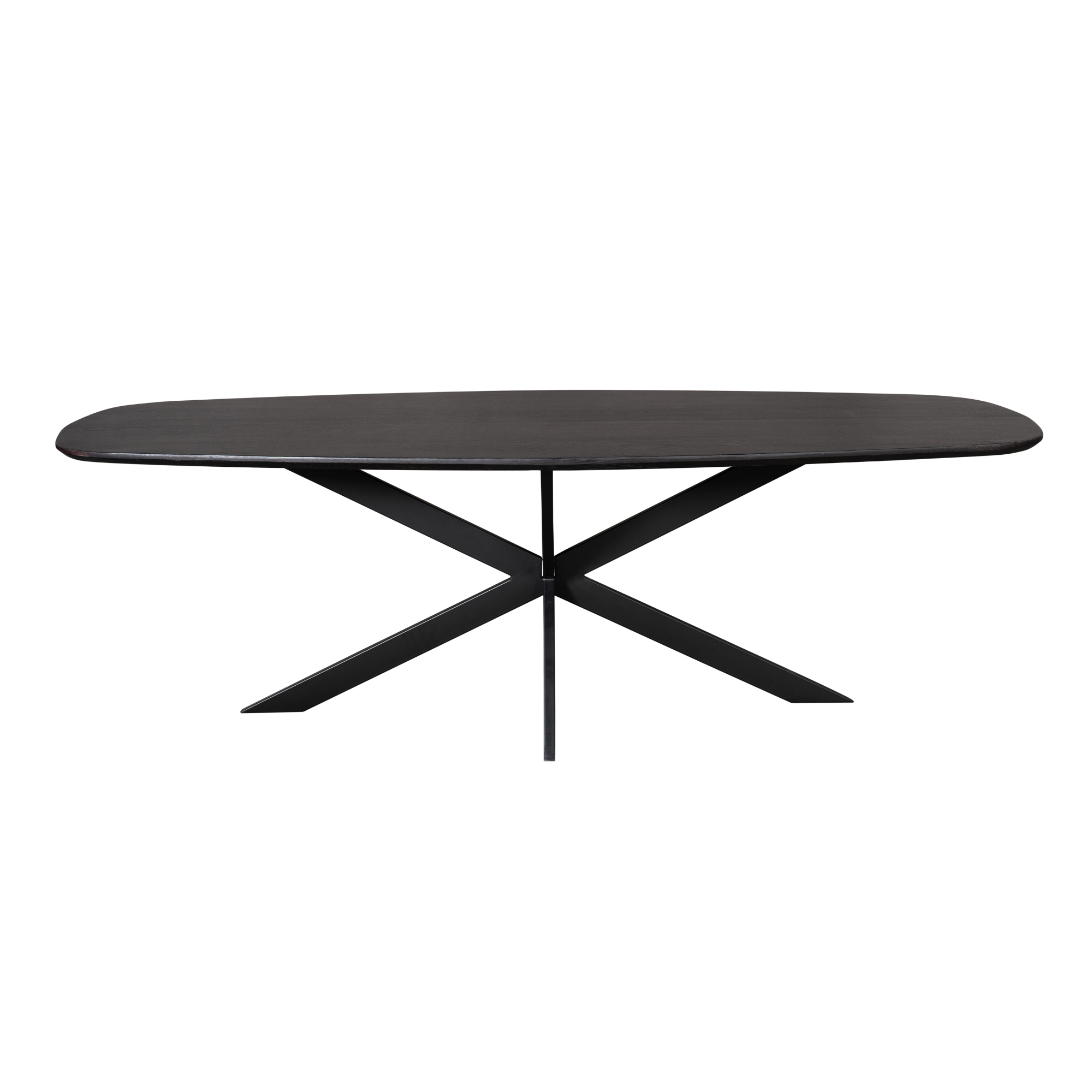 Deens ovale eettafel Ferris Zwart Eikenhout 280 cm - Image 5